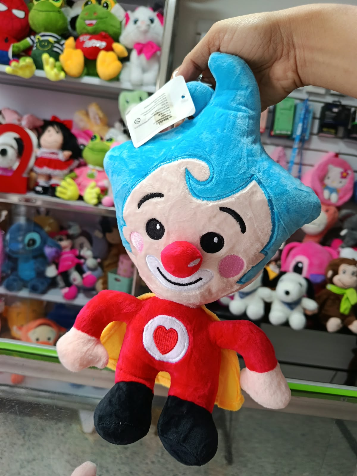 PELUCHE PAYASO PLIM PLIM 35cms