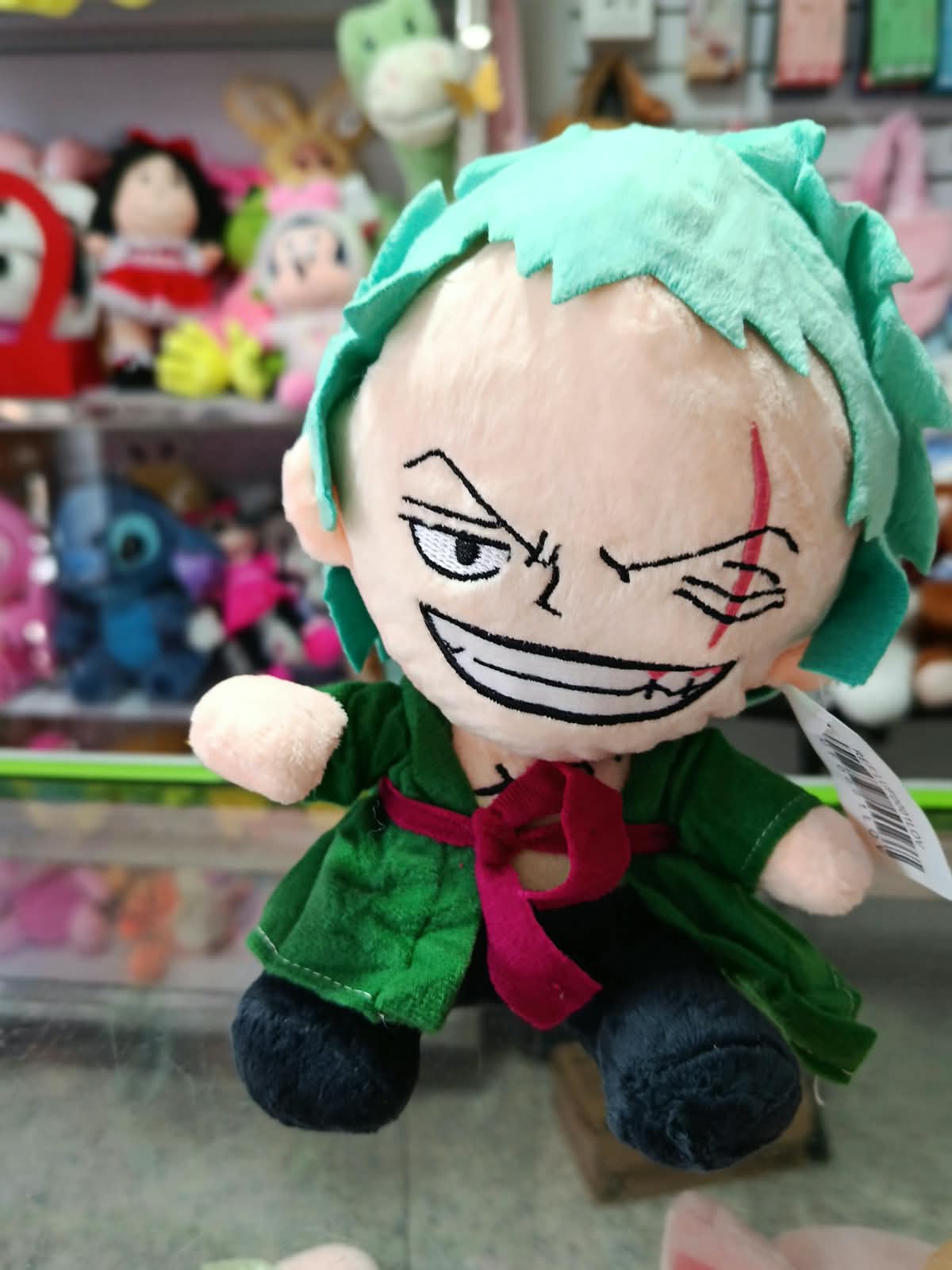 PELUCHE ONE PIECE ZORO RONRONOA 26cms