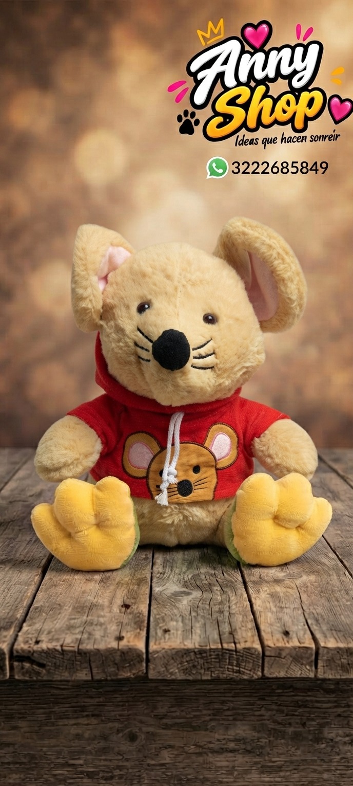 PELUCHE RATONA  40cms