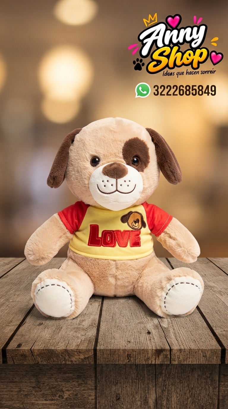 PELUCHE PERRO BOSO 43cms