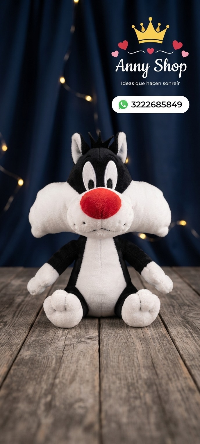 PELUCHE GATO SILVESTRE