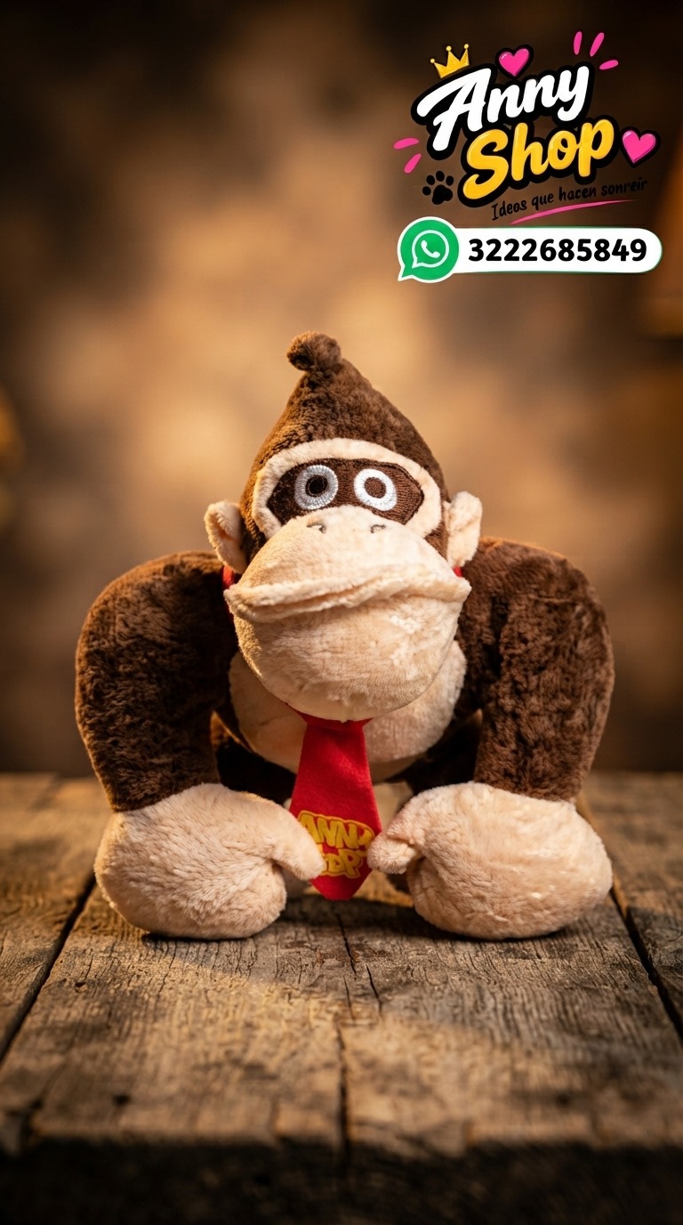 PELUCHE GORILA SUPER MARIO DONKEY KONG